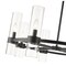 Z-Lite Datus 8 Light Chandelier, Matte Black & Clear 4008-8MB - alternate 3